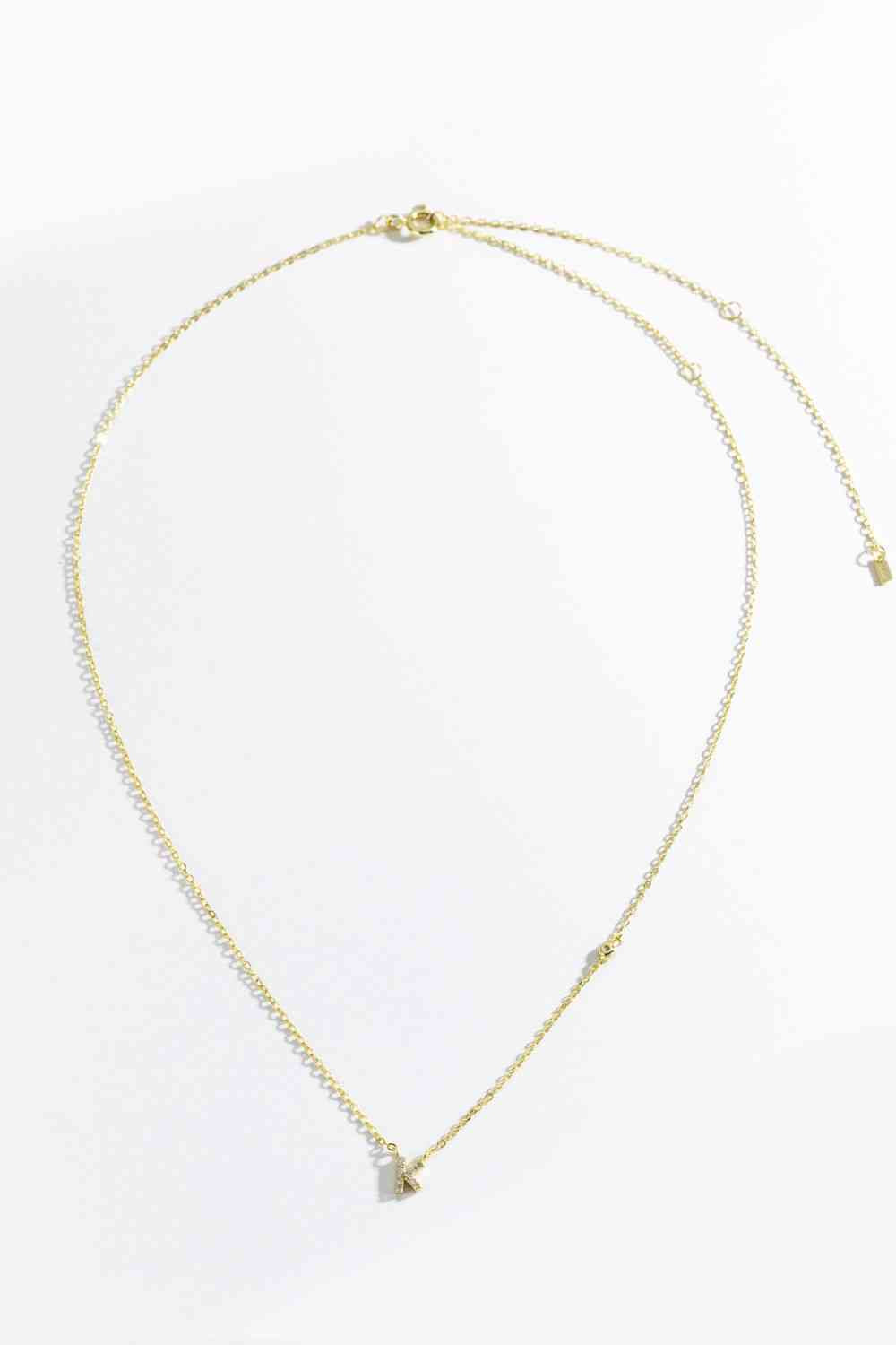 G To K Zircon 925 Sterling Silver Necklace