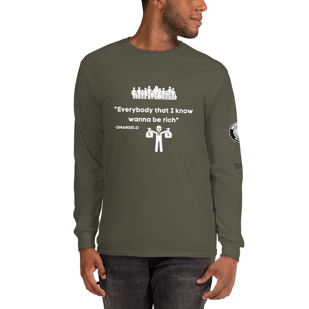Ribbed Cuff Full Sleeve T-shirt