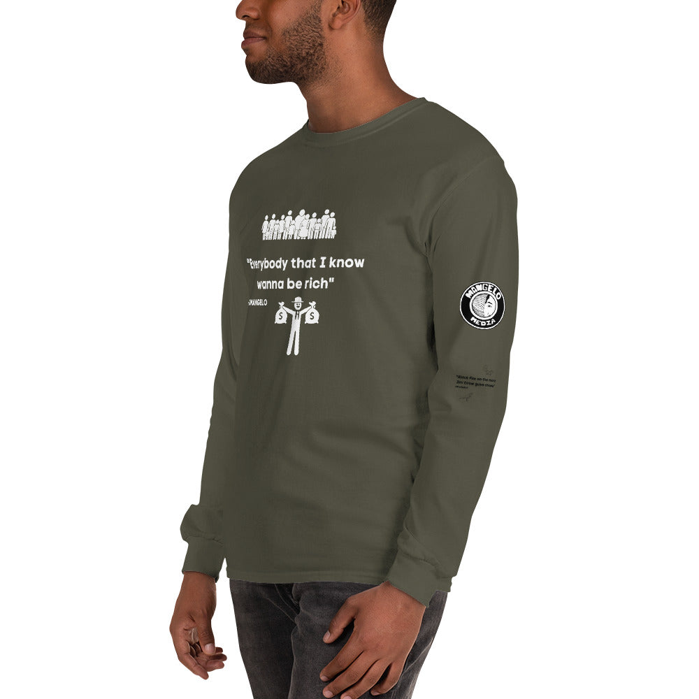 Ribbed Cuff Full Sleeve T-shirt