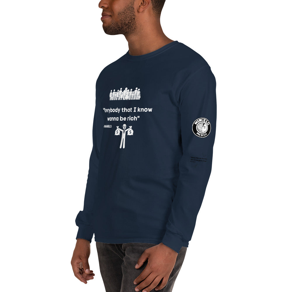 Ribbed Cuff Full Sleeve T-shirt