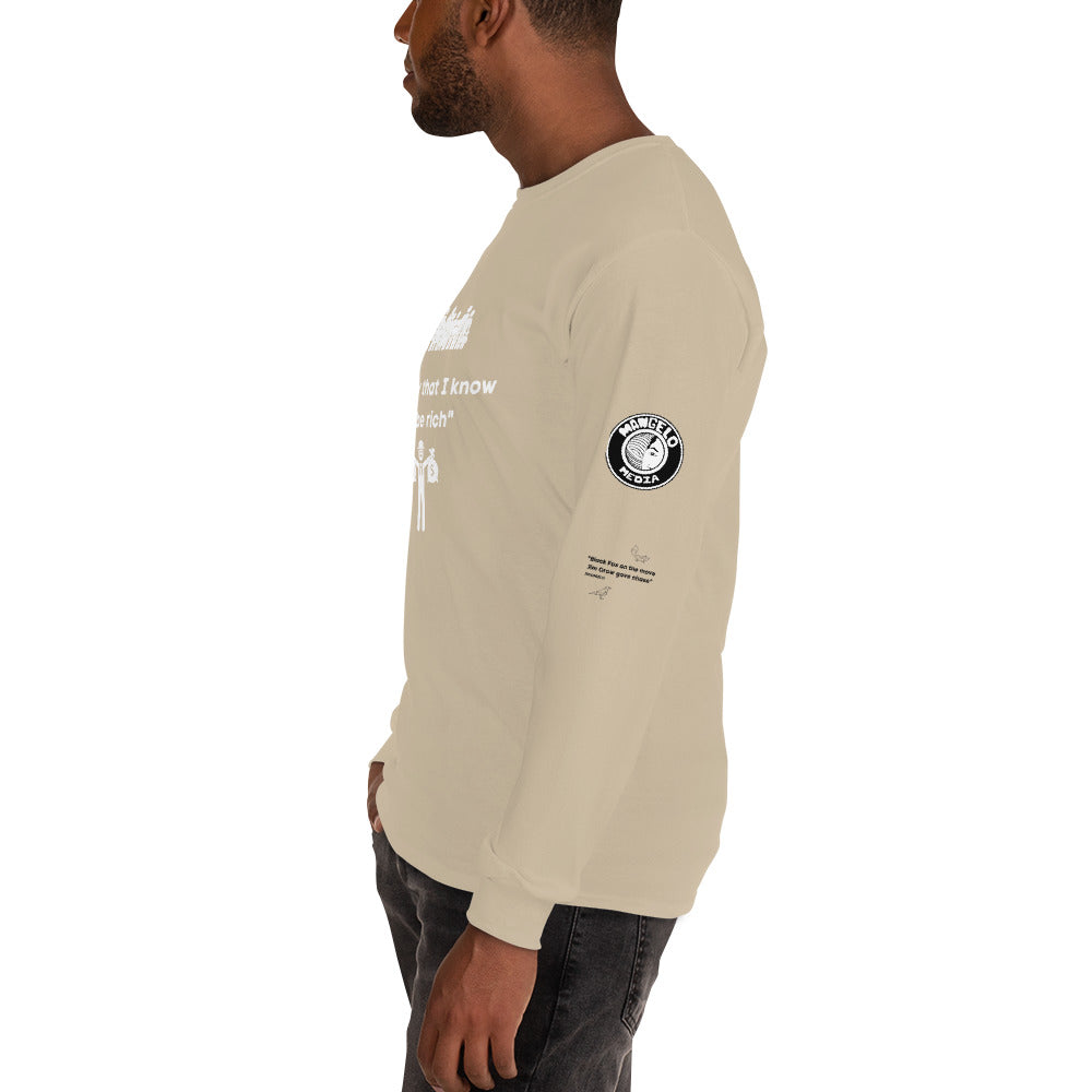 Jucii Babii Mangelo Merch Long Sleeve Shirt BE RICH
