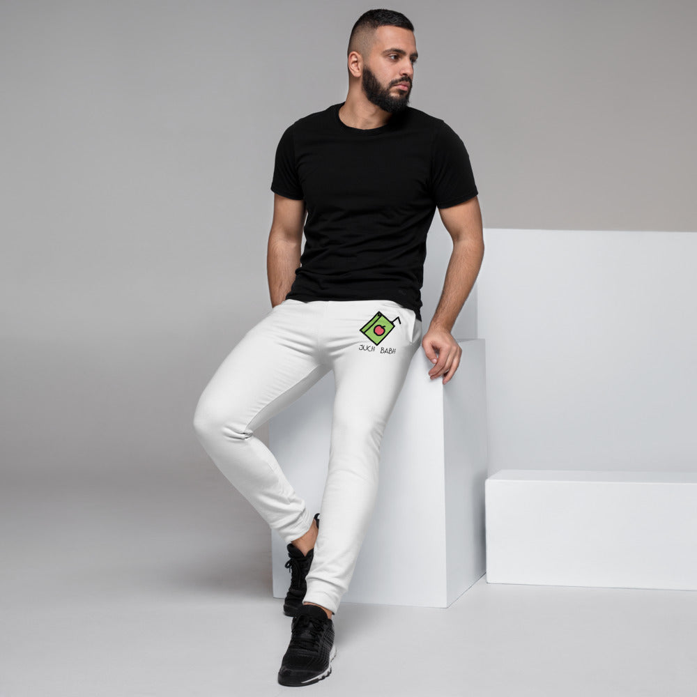 Men's White Joggers