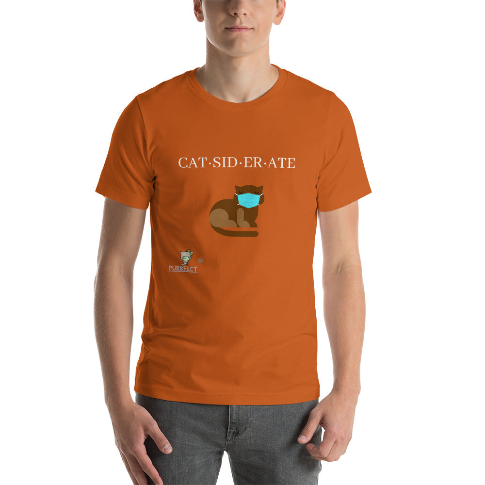 PURRFECT PREMIUM SOFT COTTON SHIRT : CAT-SID-ER-ATE