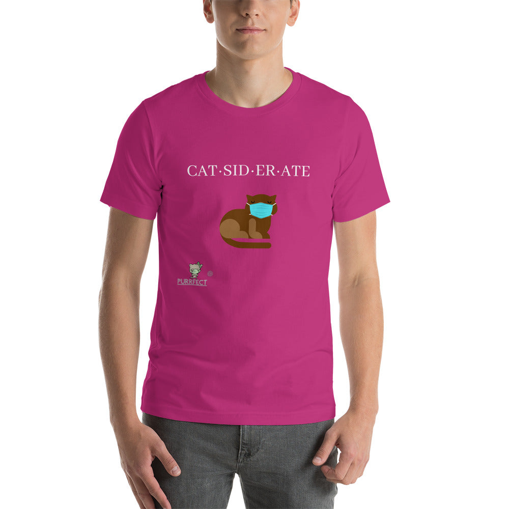 PURRFECT PREMIUM SOFT COTTON SHIRT : CAT-SID-ER-ATE