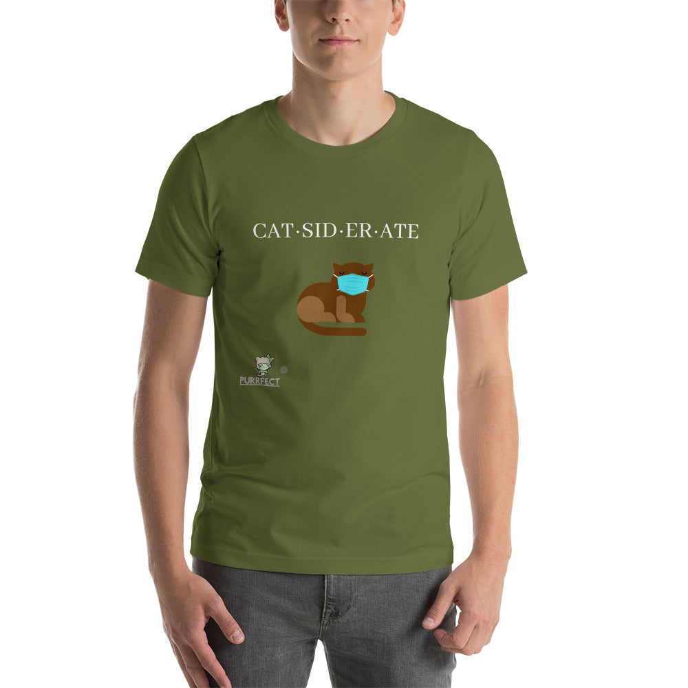 PURRFECT PREMIUM SOFT COTTON SHIRT : CAT-SID-ER-ATE