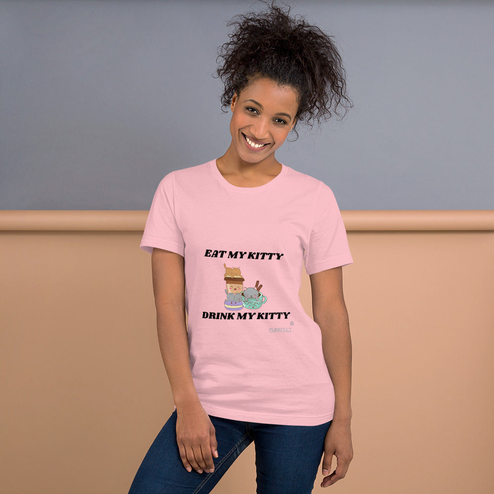 PURRFECT PREMIUM SOFT COTTON SHIRT : EAT-DRINK-MY-KITTY