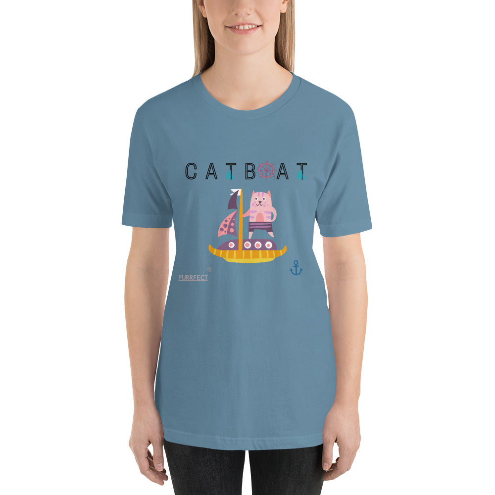 PURRFECT PREMIUM SOFT COTTON SHIRT : CATBOAT