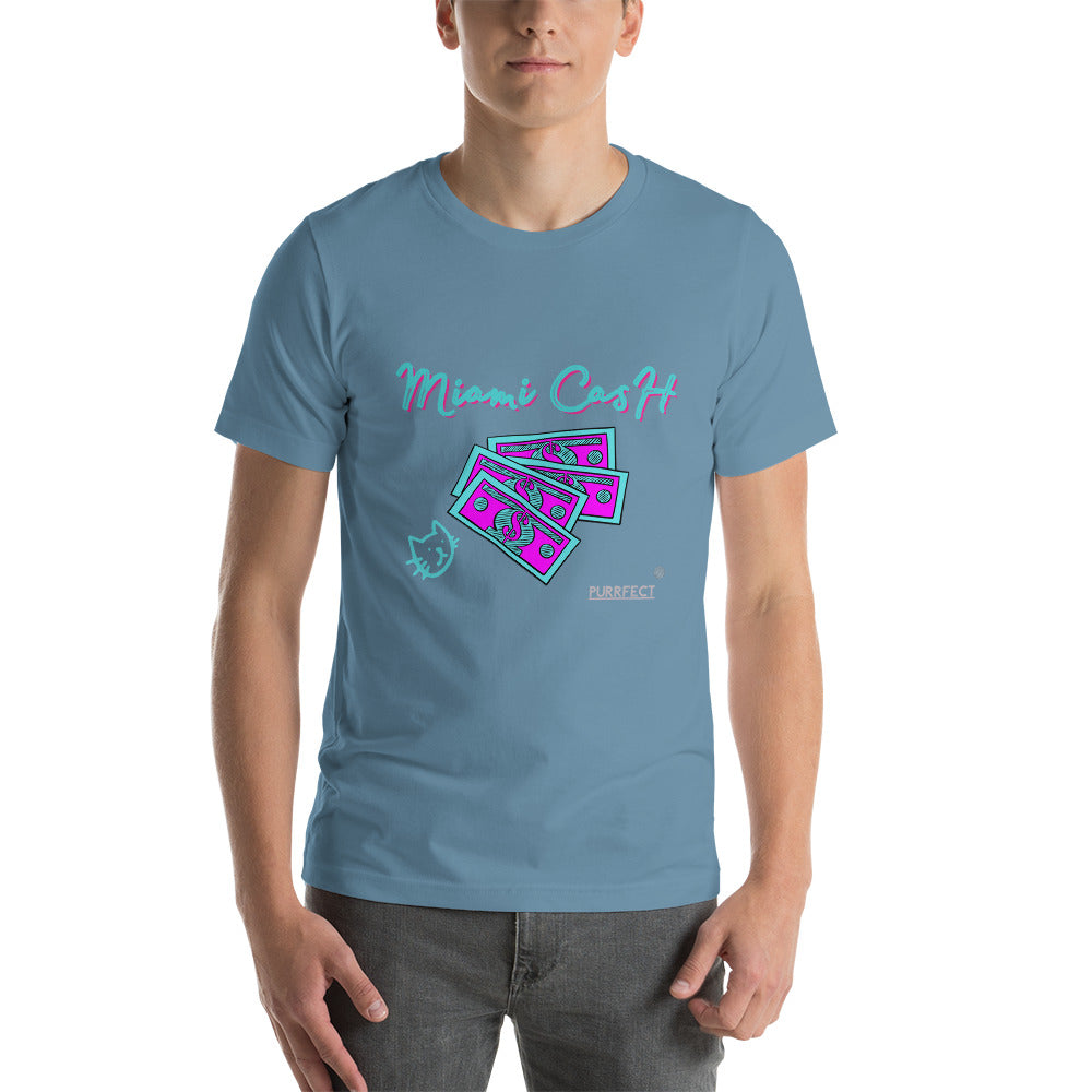 PURRFECT Premium soft cotton shirt: MIAMI CASH