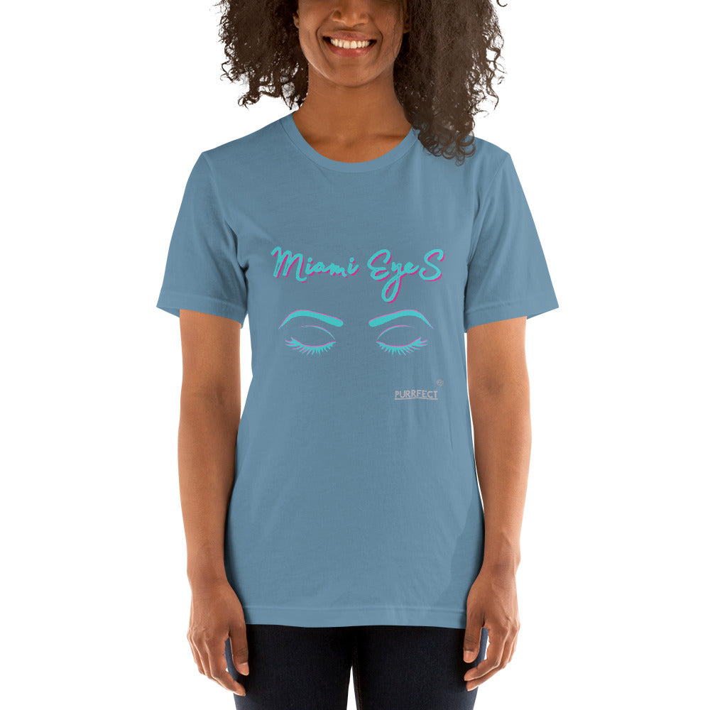 PURRFECT Premium Soft Cotton Shirt : MIAMI EYES