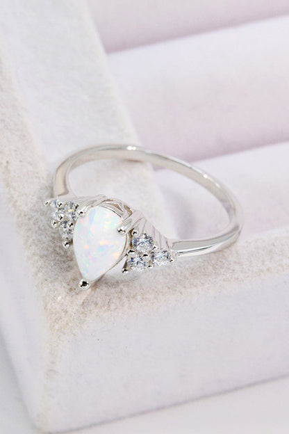 Limitless Love Opal and Zircon Ring