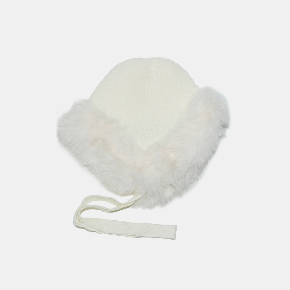 Thermal Tied Fuzzy Winter Hat