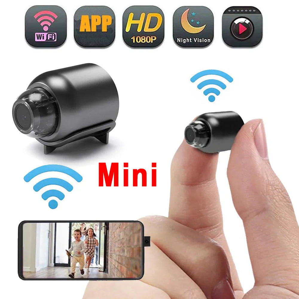 WiFi Home Monitoring Camera - Capture Indoor Security in High Definition (1080P HD) with Night Vision, IP Camcorder with Audio and Video Recording Capability