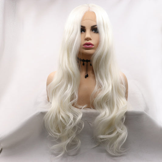 13*3" Lace Front Wigs Synthetic Long Wavy 24" 130% Density