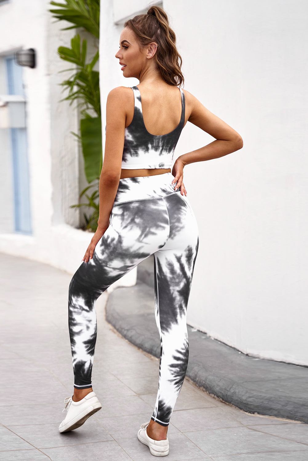 Tie-dye Crop Top and Leggings Set – The Cereal Box Store
