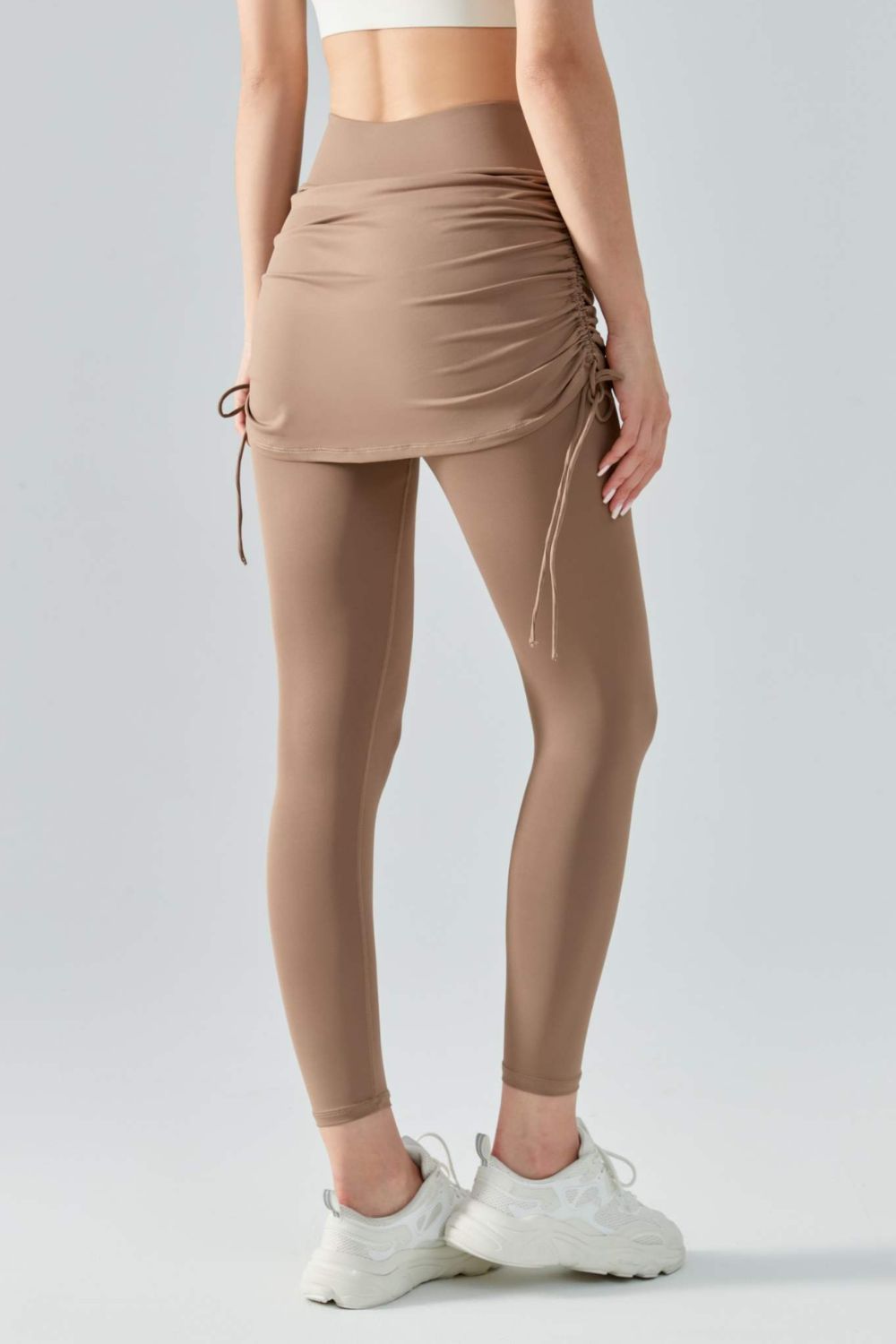 Ruched shop skirt leggings