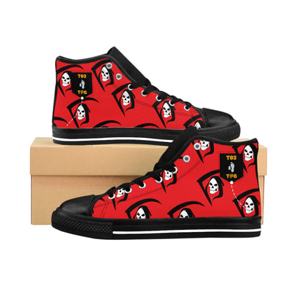 Toe Tag High-top Sneakers BROTHER GRIM SKULLY