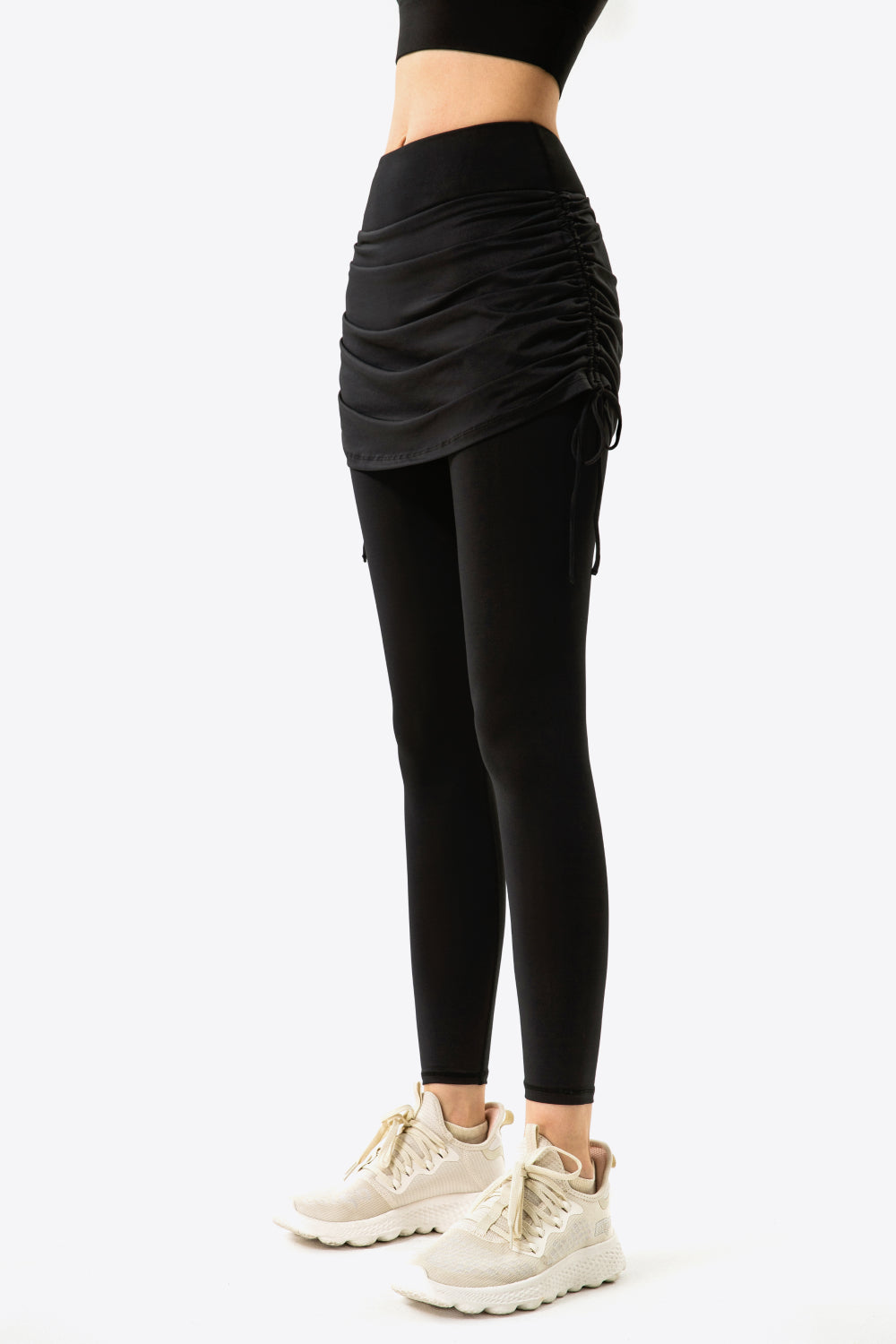 Buy Snug-Fit High Rise Active Skirt with Attached Tights in Black Online  India, Best Prices, COD - Clovia - AB0117P13