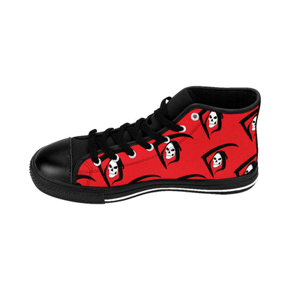 Toe Tag High-top Sneakers BROTHER GRIM SKULLY