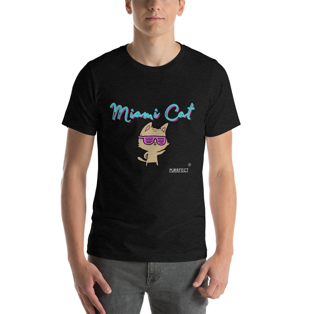 PURRFECT Premium Soft Cotton Shirt : MIAMI-CAT
