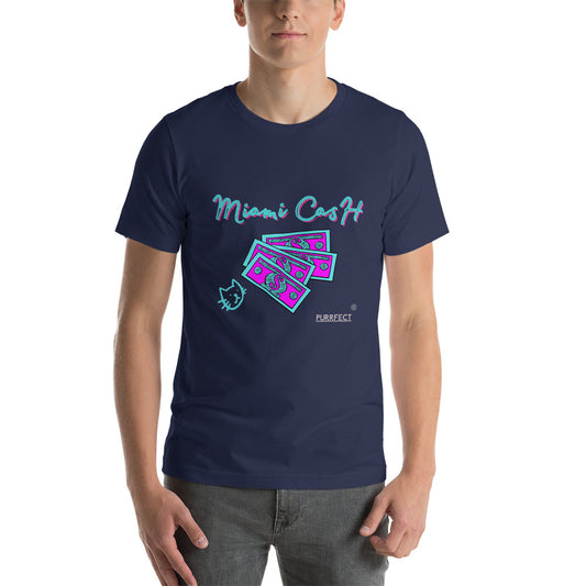 PURRFECT Premium soft cotton shirt: MIAMI CASH