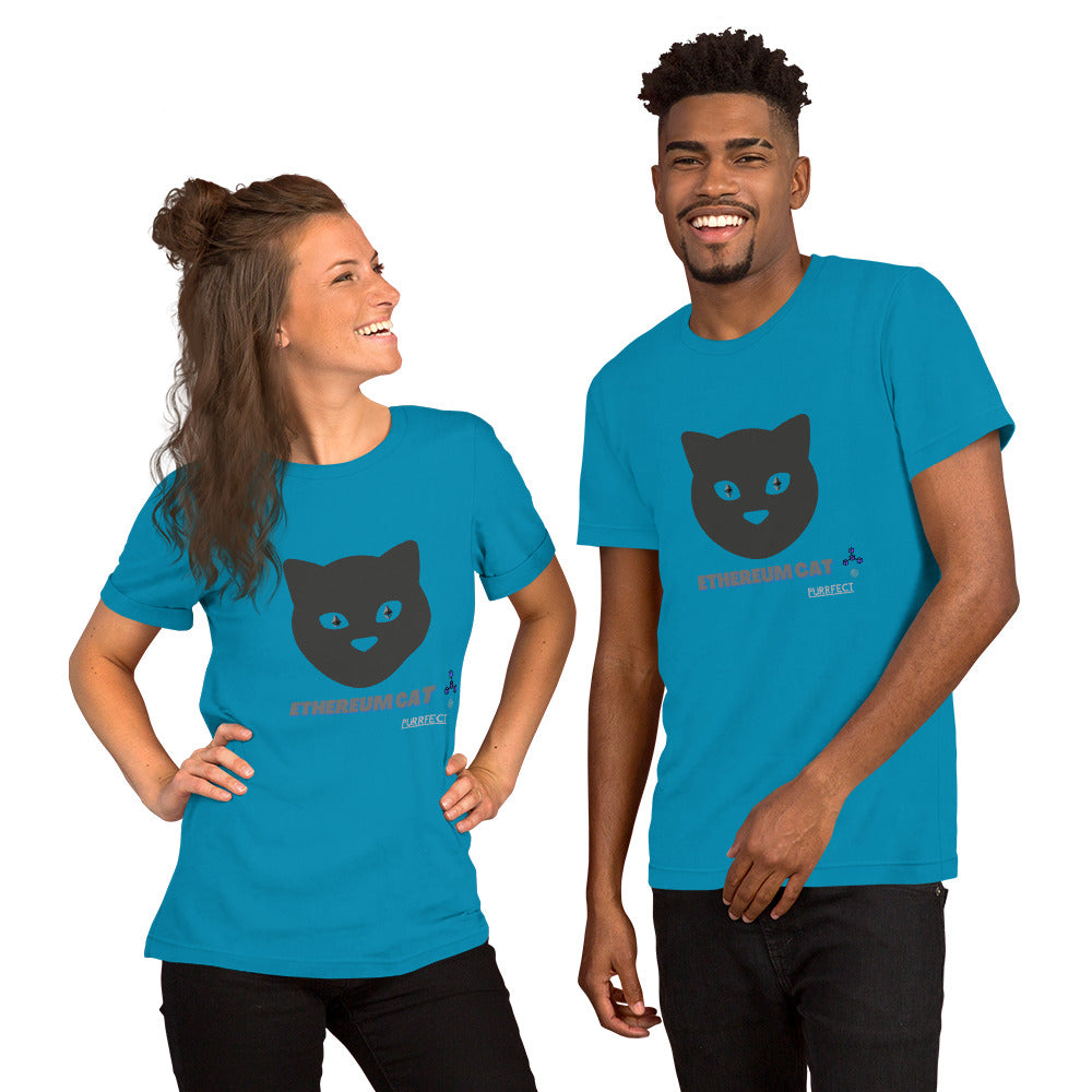 PURRFECT PREMIUM SOFT COTTON SHIRT : ETHEREUM CAT