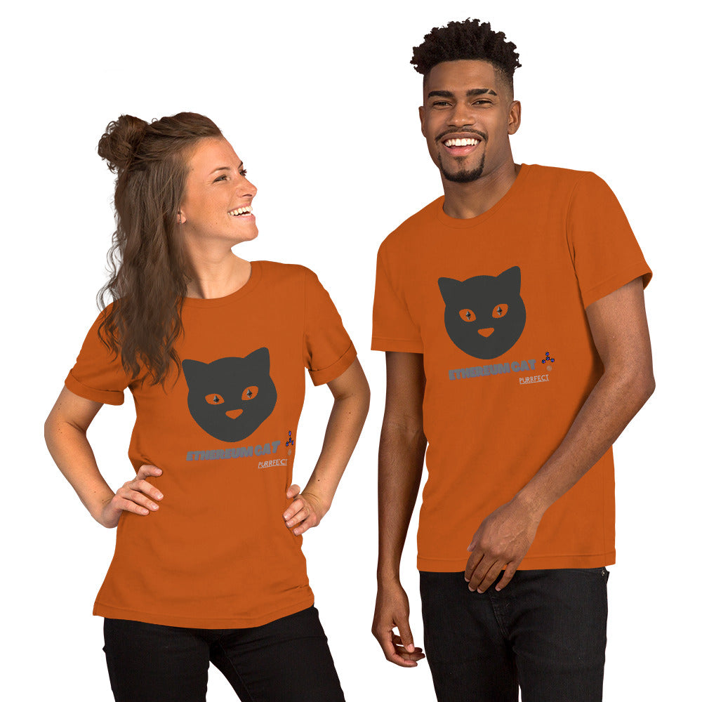 PURRFECT PREMIUM SOFT COTTON SHIRT : ETHEREUM CAT