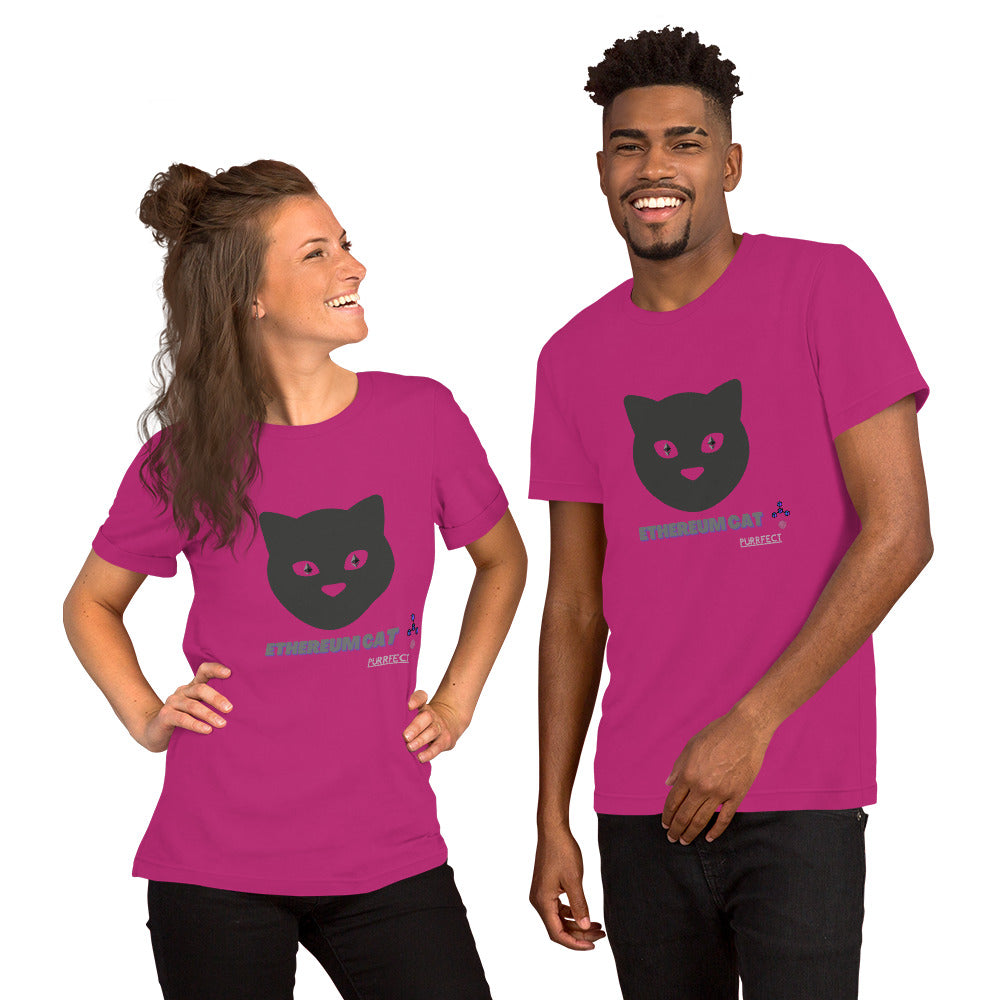 PURRFECT PREMIUM SOFT COTTON SHIRT : ETHEREUM CAT