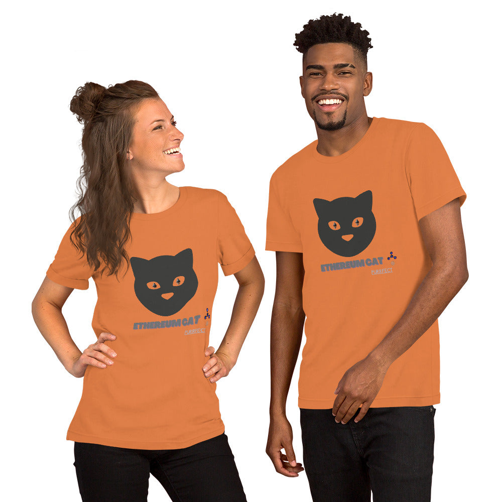 PURRFECT PREMIUM SOFT COTTON SHIRT : ETHEREUM CAT