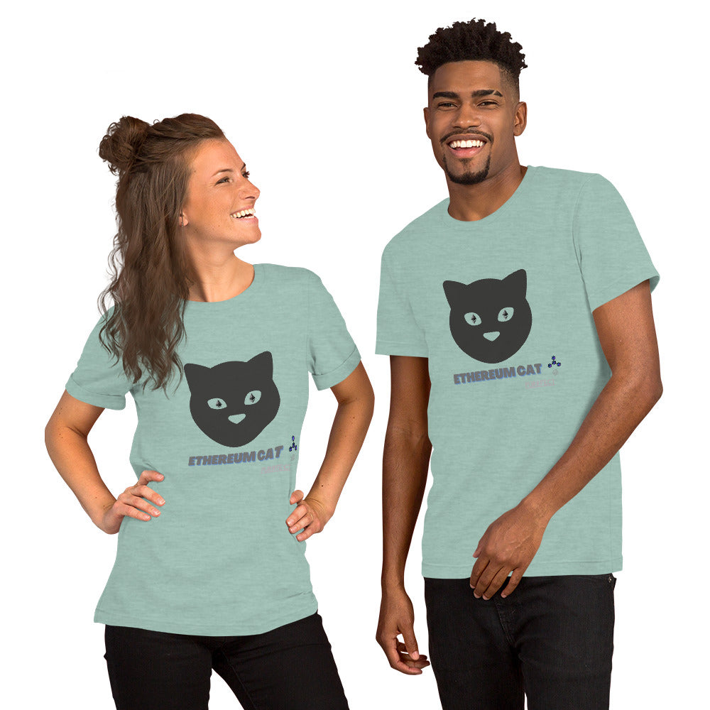 PURRFECT PREMIUM SOFT COTTON SHIRT : ETHEREUM CAT