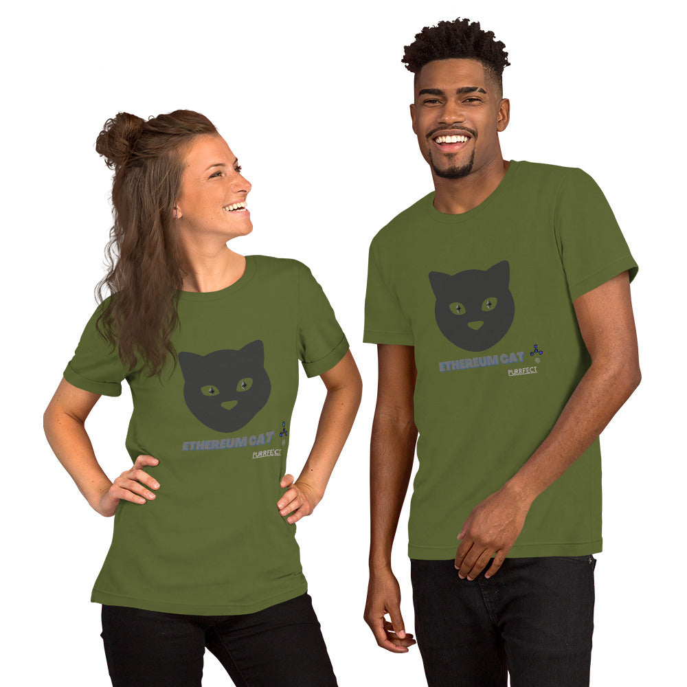 PURRFECT PREMIUM SOFT COTTON SHIRT : ETHEREUM CAT